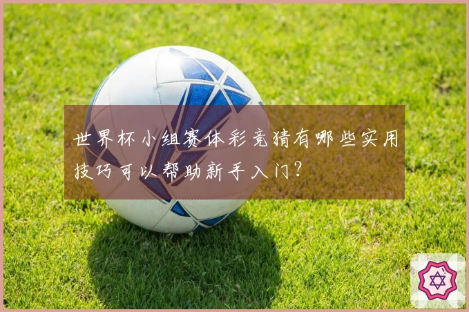 世界杯小组赛体彩竞猜有哪些实用技巧可以帮助新手入门？