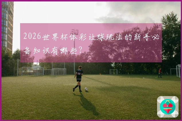 2026世界杯体彩让球玩法的新手必备知识有哪些？
